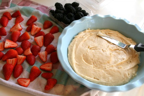 Strawberry-Blackberry Cake on Shockinglydelicious.com