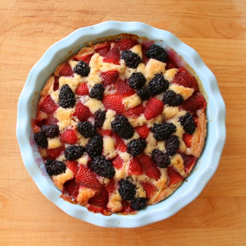 Strawberry-Blackberry Cake on Shockinglydelicious.com