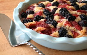 Strawberry-Blackberry Cake on Shockinglydelicious.com