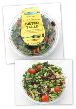 Trader Joe's Kale & Edamame Bistro Salad | ShockinglyDelicious.com