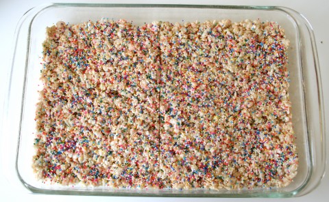 Funfetti Rice Krispies Treats