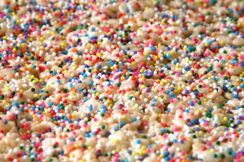 Funfetti Rice Krispies Treats