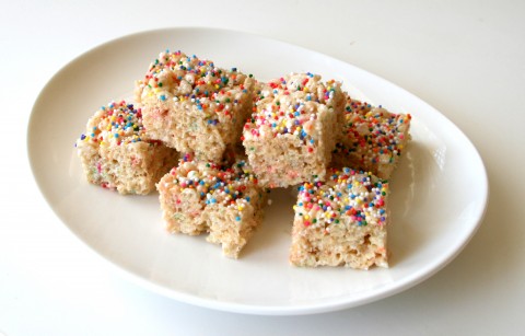 Funfetti Rice Krispies Treats