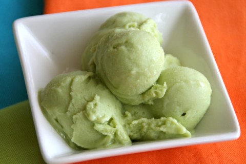 Avocado Lemon Grass Ice Cream