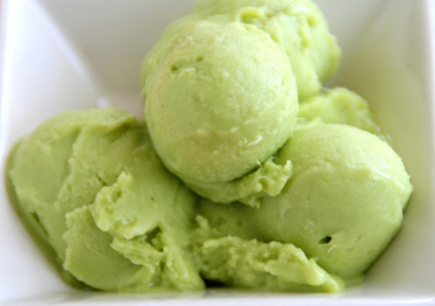 Avocado Lemon Grass Ice Cream