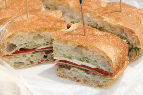 Italian Pressed Sandwich from Adventures with Nancy Rose