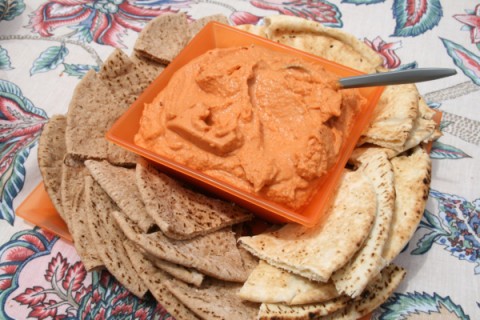 Red Pepper Hummus from Bibberche