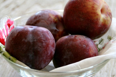 Honey Punch Plums for Indian Plum Chutney