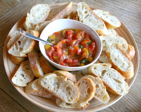 Back Yard Bruschetta from Rustic Garden Bistro