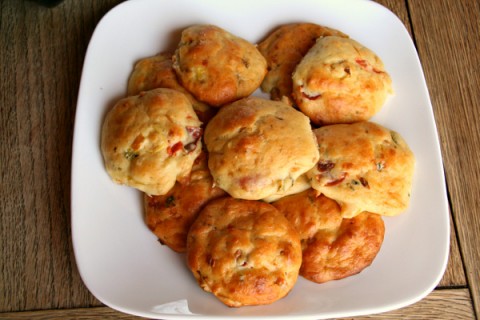 Savory Feta & Tomato Biscuits from Girl + Fire