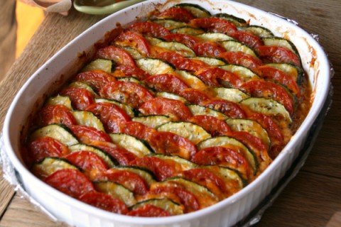 Zucchini Tomato Tian from Cook and Be Merry