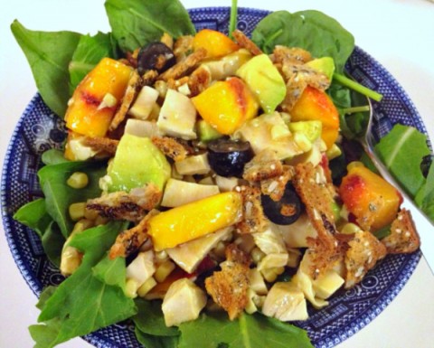 Summer Nectarine Chicken Salad