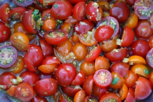 Cherry Tomato and Preserved Lemon Salad