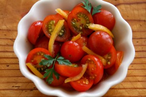 Cherry Tomato and Preserved Lemon Salad