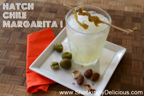 Hatch Chile Margarita! Recipe:  https://www.shockinglydelicious.com/hatch-chile-margarita-for-sundaysupper/