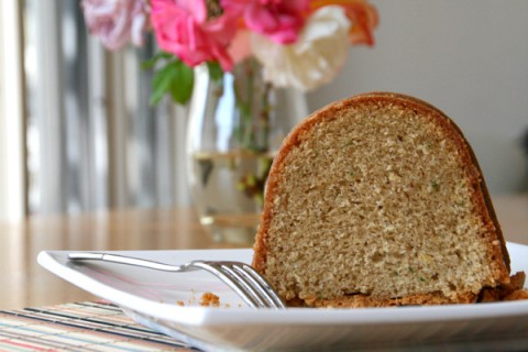 Zucchini Cookie Butter Bundt Cake on Shockingly Delicious