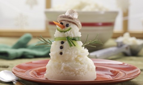 Mashed Potato Snowman