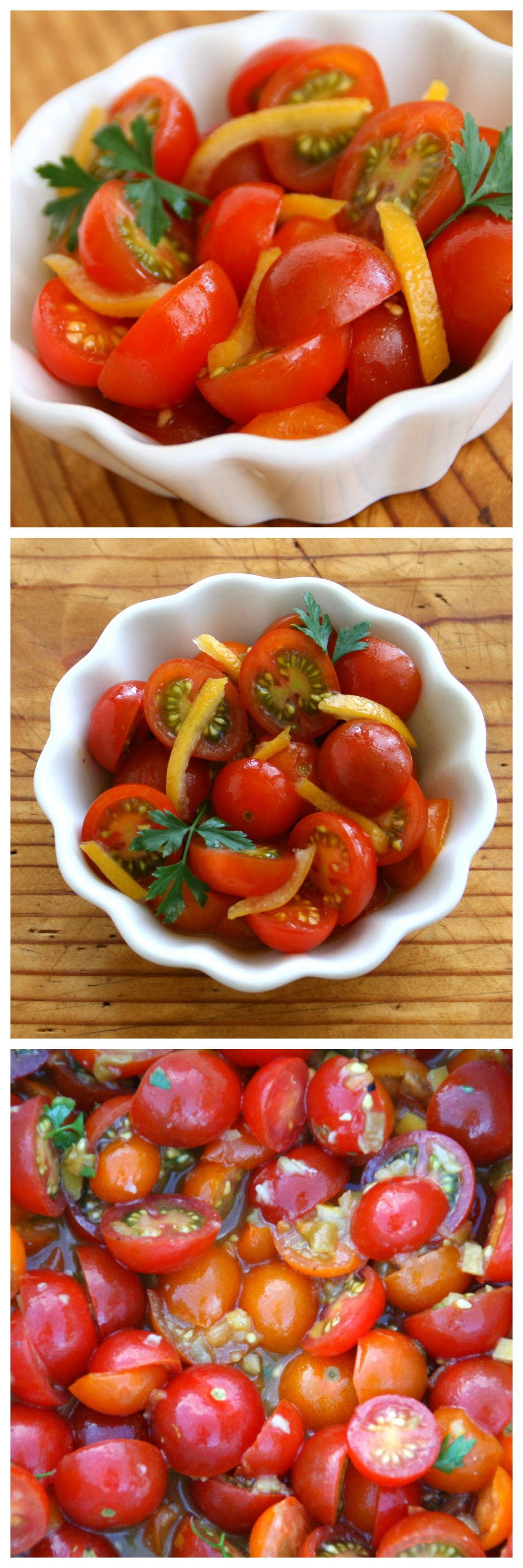 Vegan Cherry Tomato and Preserved Lemon Salad