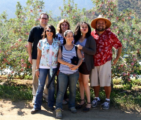 Food writers on the Cuyama Orchards tour