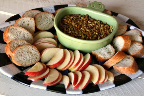 Chicken and Apple Pate with Chopped Pistachios