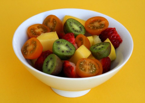 Fruit Salad with Tomatoes!