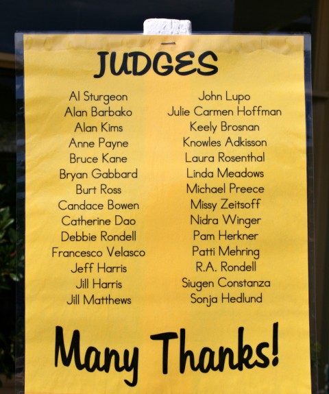 Judges -- Malibu Pie Contest 2012