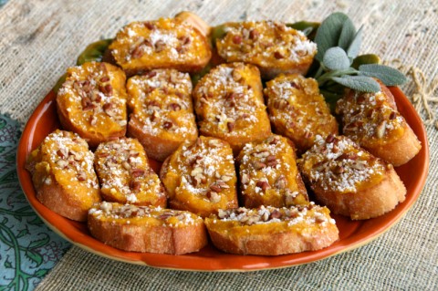 Pumpkin Crostini