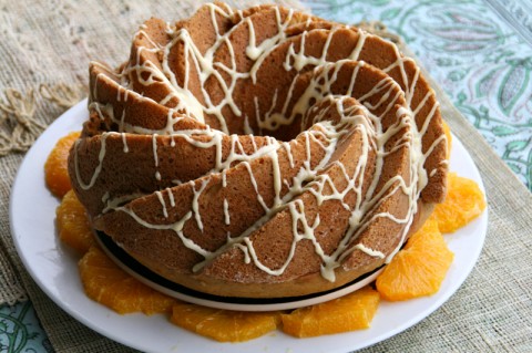 Vintage Roasted Pumpkin Spice Cake 