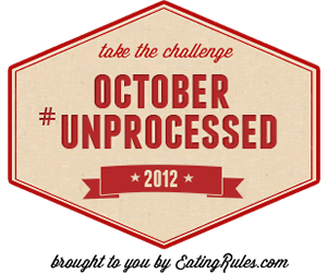 October Unprocessed badge
