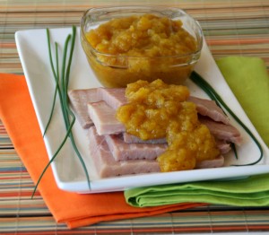 Quick Curried Pineapple Sauce for Ham. Recipe here https://www.shockinglydelicious.com/?p=10363