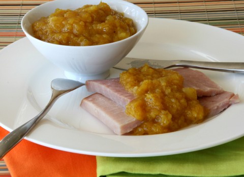 Quick Curried Pineapple Sauce for Ham. Recipe here https://www.shockinglydelicious.com/?p=10363