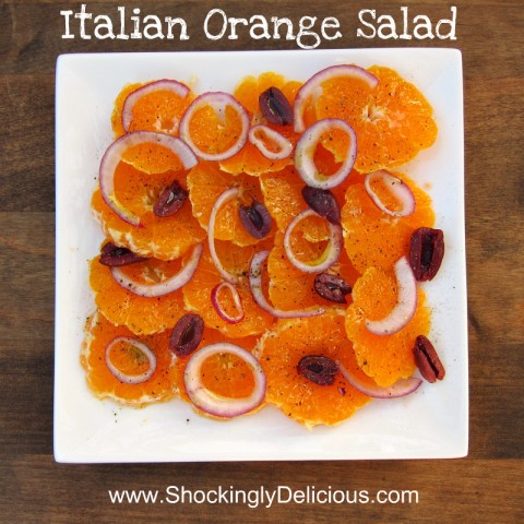 Italian Orange Salad on Shockingly Delicious. 