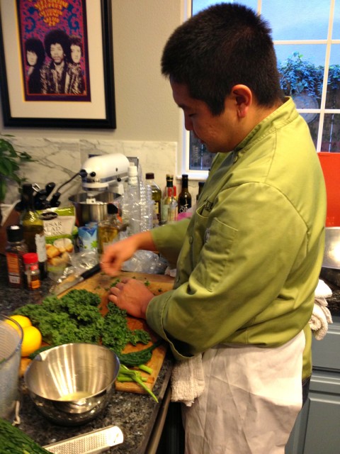 Chef Garrett Nishimori of Cut `n Clean Greens