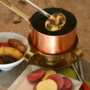 Bagna Cauda and Potatoes on ShockinglyDelicious.com