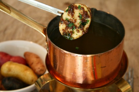 Bagna Cauda and Potatoes on ShockinglyDelicious.com