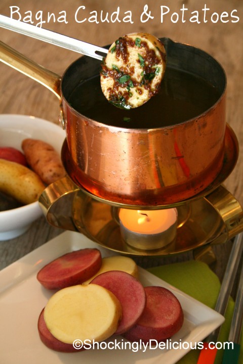 Bagna Cauda and Potatoes on ShockinglyDelicious.com