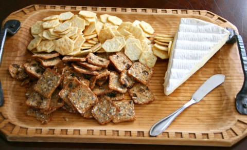 Brie and Crackers from Shockingly Delicious