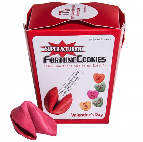 Super Accurate Fortune Cookies Valentine's Day Box