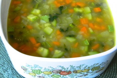 Yellow Split Pea Soup with Veggies from Bumbleberry Breeze