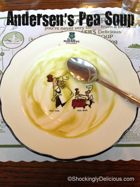 Andersen's Pea Soup on Shockingly Delicious. Recipe here: https://www.shockinglydelicious.com/?p=11662