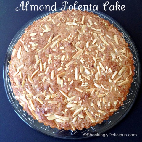 Almond Polenta Cake on Shockingly Delicious