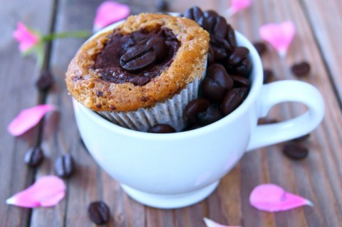 Chocolate Truffle Espresso Mini Muffins