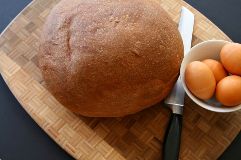 Grammy's Italian Easter Bread -- flour, eggs, butter and love! | ShockinglyDelicious.com