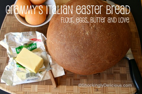 Grammy's Italian Easter Bread on Shockingly Delicious