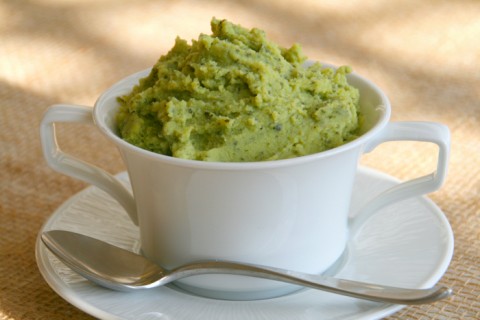 Green Mashed Potatoes on Shockingly Delicious