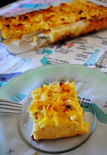 Sweet Noodle Kugel from Kitchy Cooking