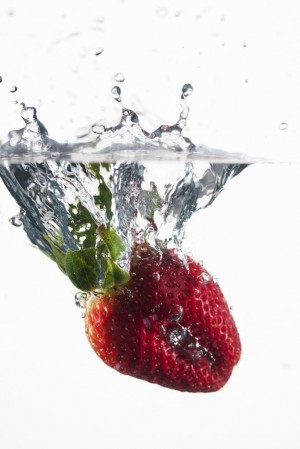 Heat-shocked strawberry. Image AP Photo, Modernist Cuisine, LLC, Chris Hoover