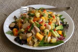 Tropical Fruity Tuna Salad on Shockingly Delicious