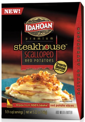 Idahoan Steakhouse Scalloped Red Potatoes on Shockingly Delicious