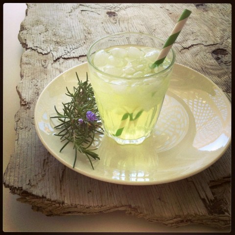 Spring Herb Water on Shockingly Delicious